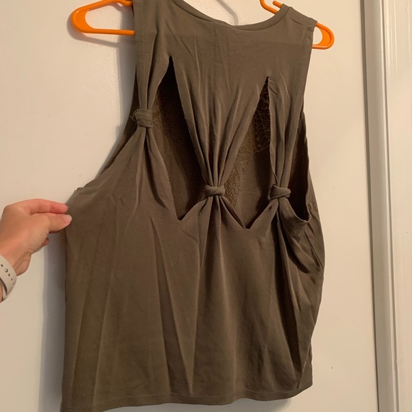 SOLD Green boho elephant tank - Picture 3 of 4